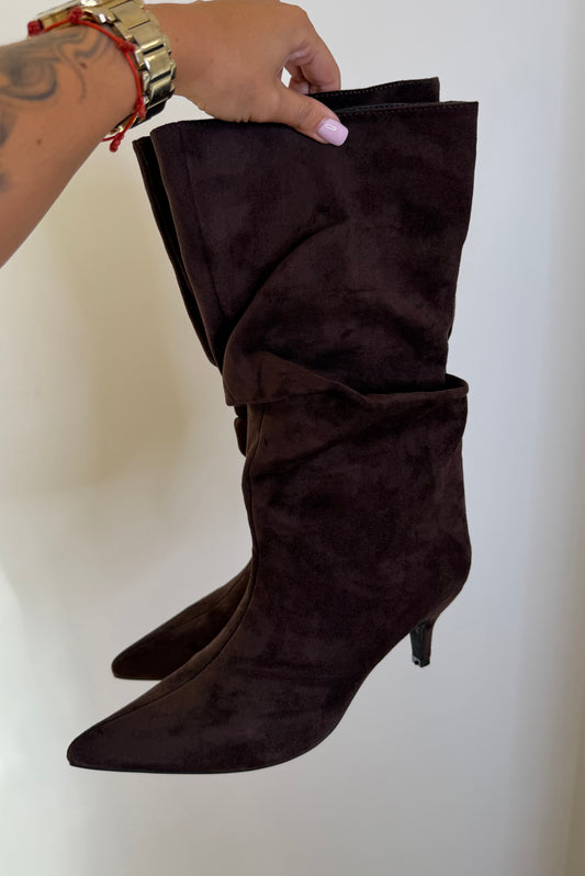 BOTA FRUNCE KITTEN CHOCO