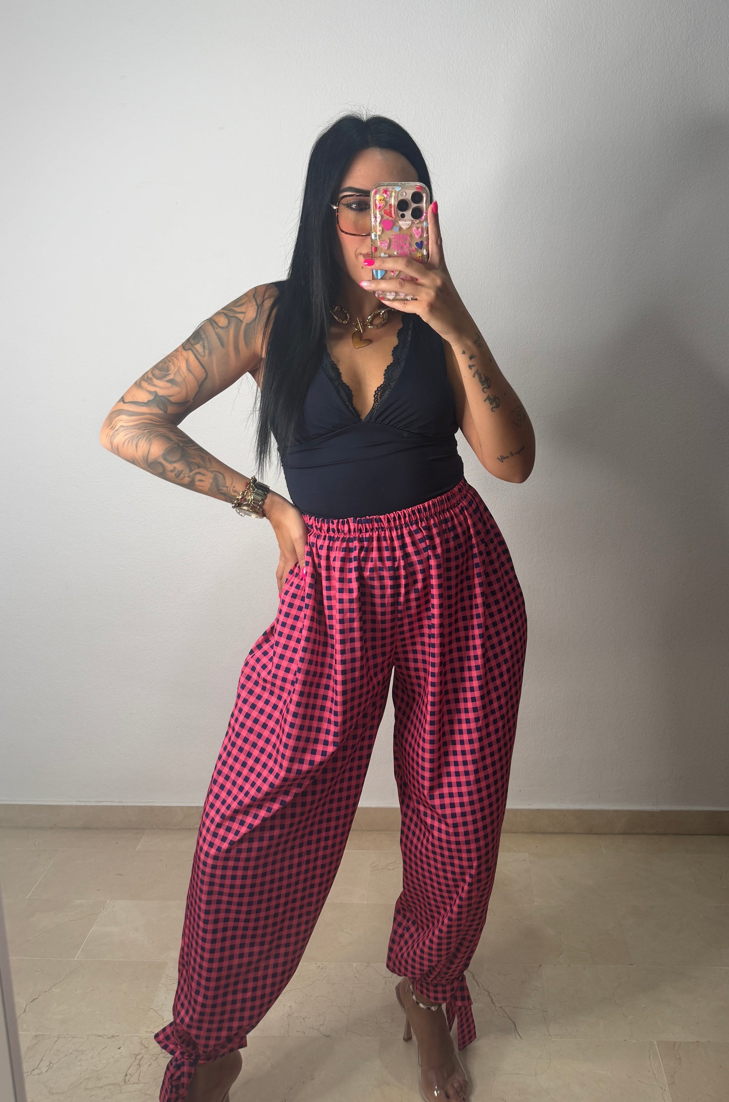 PANTALÓN FLÚOR LAZADA PINK