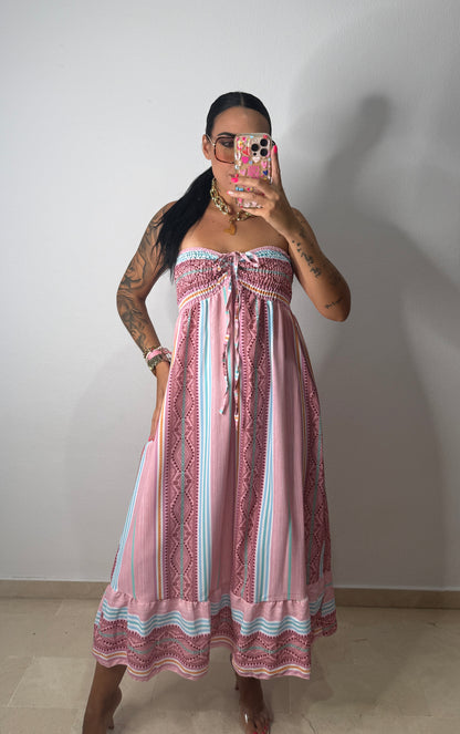 VESTIDO JAMAICA PINK