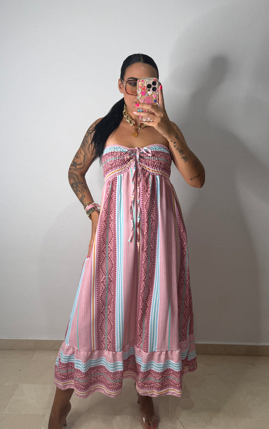 VESTIDO JAMAICA PINK