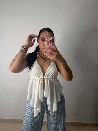TOP ASIMÉTRICO WHITE