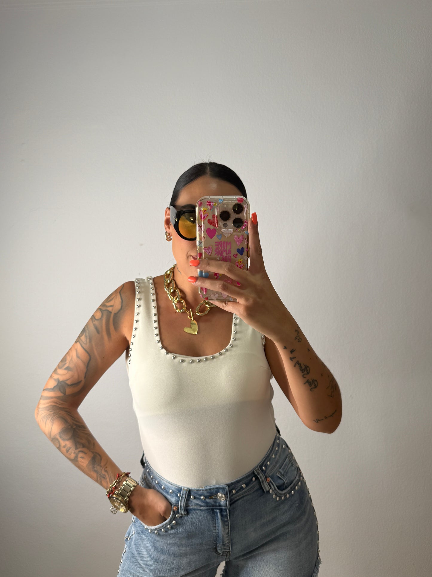 BODY TACHAS BEIGE