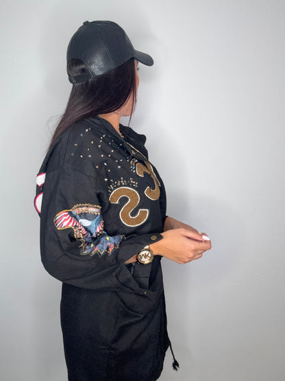 CHAQUETA URBAN TACHAS