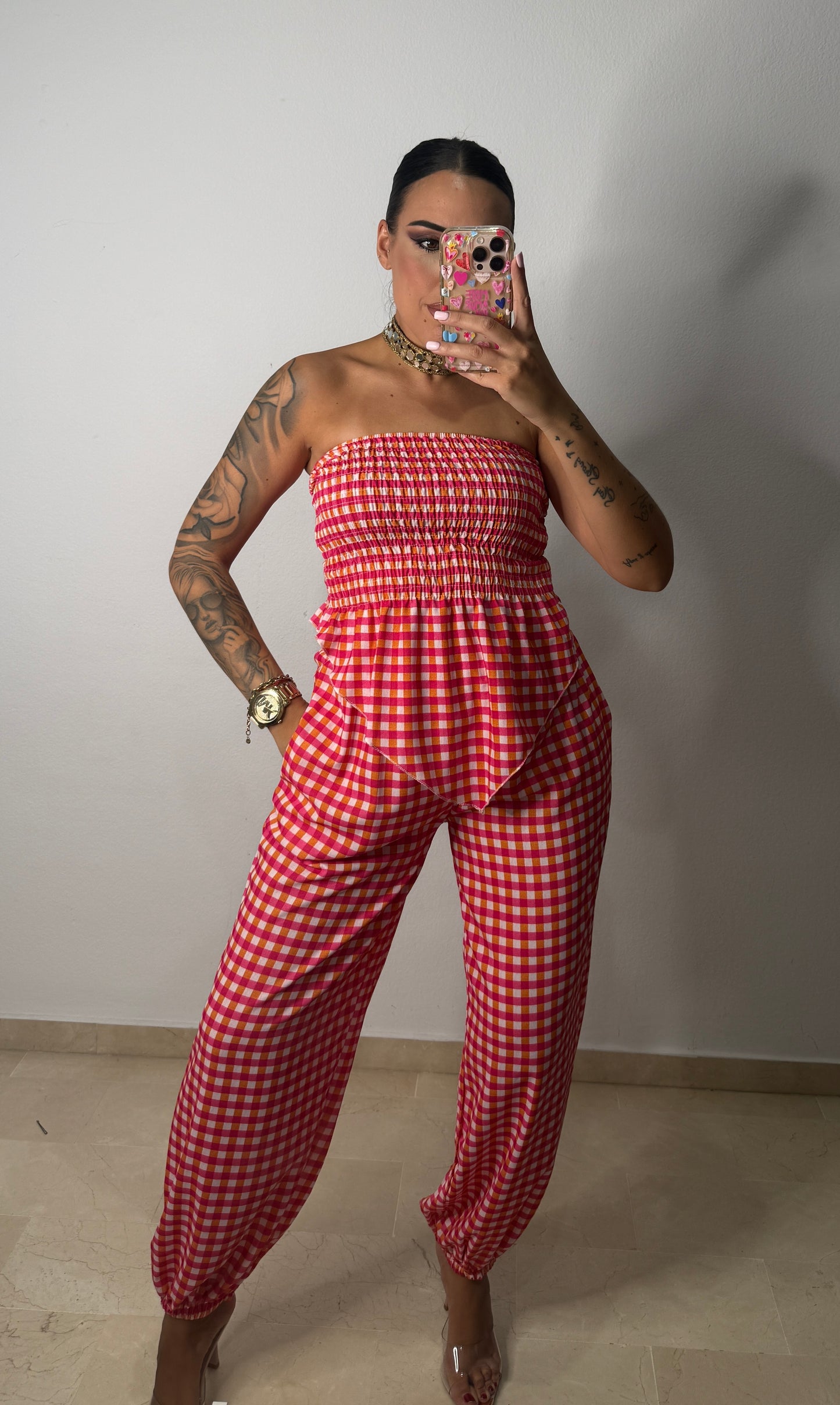 CONJUNTO MALDIVAS FUCSIA