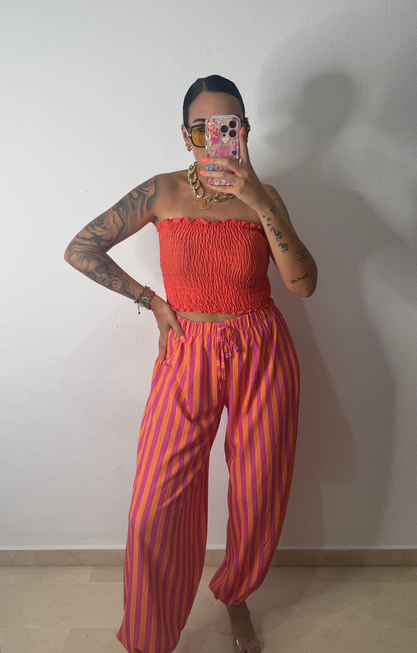 PANTALÓN RAY NAGAEL BOMBACHO PINK