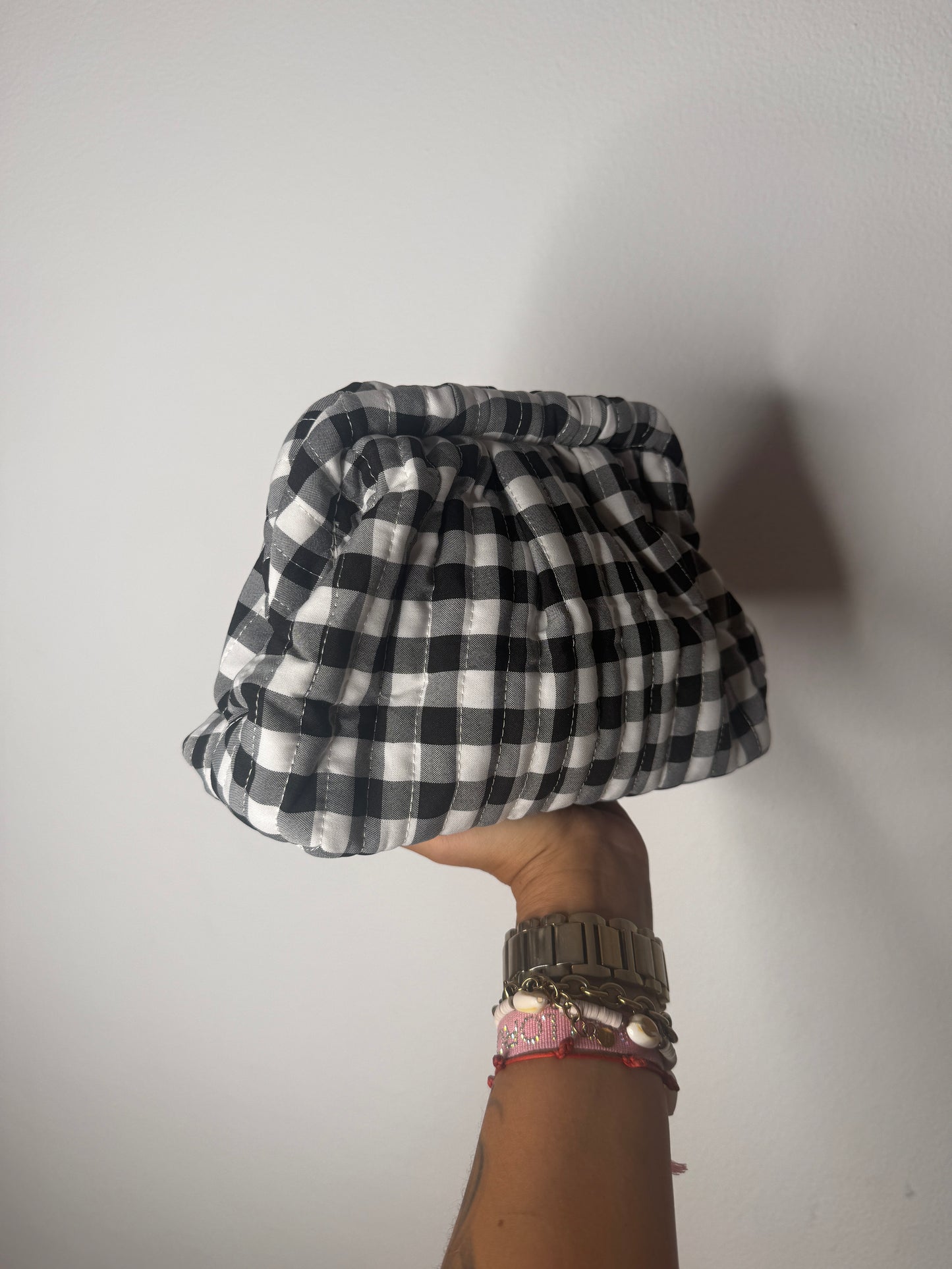 CLUTCH VICHY BLACK