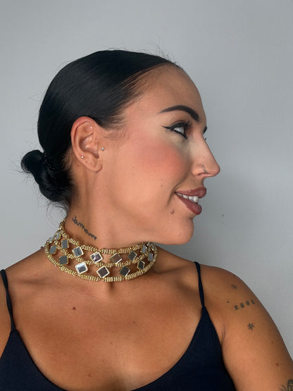 CHOCKER RÍGIDO CRYSTAL