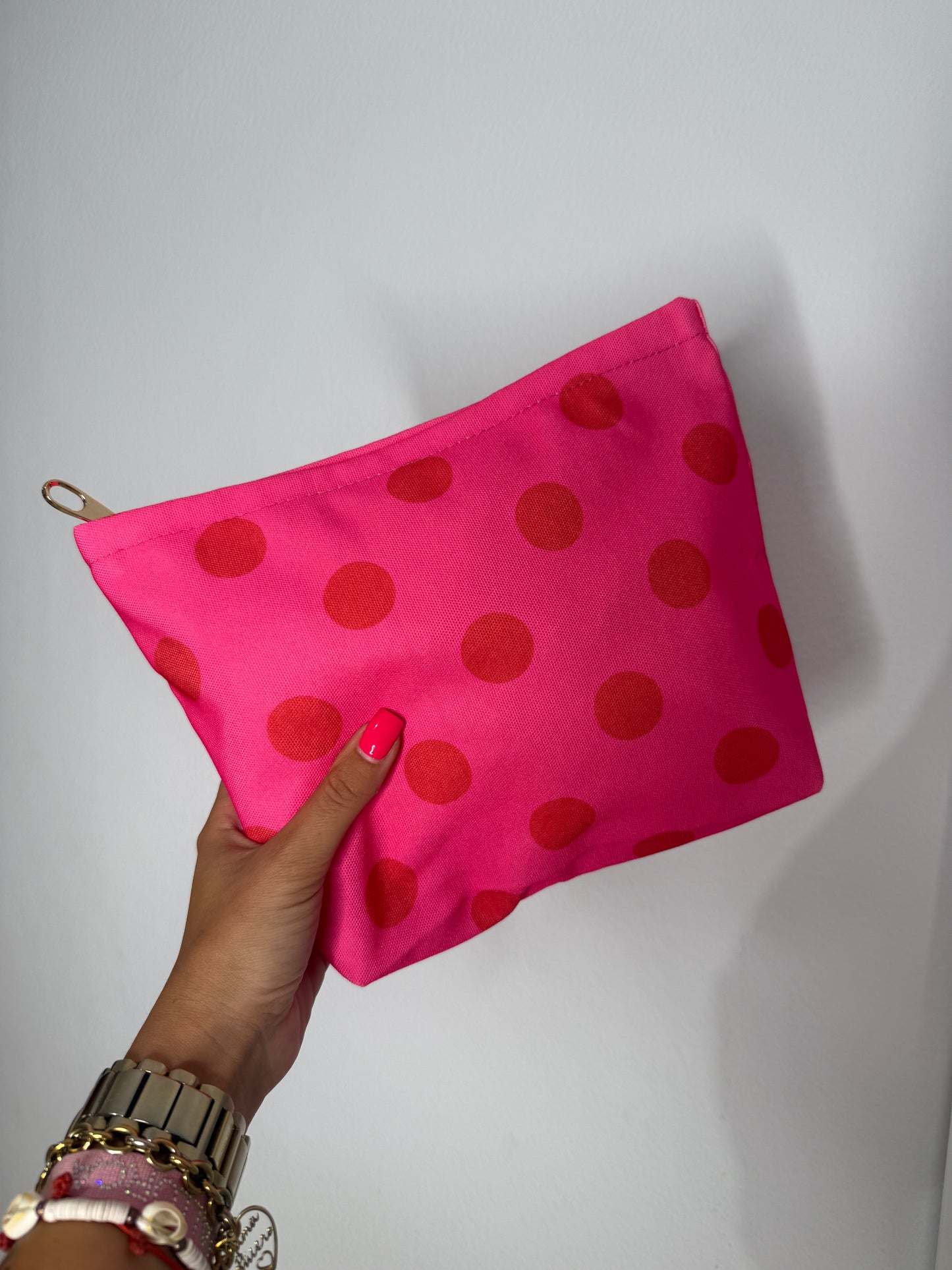 NECESER POLKA DOT FUCSIA