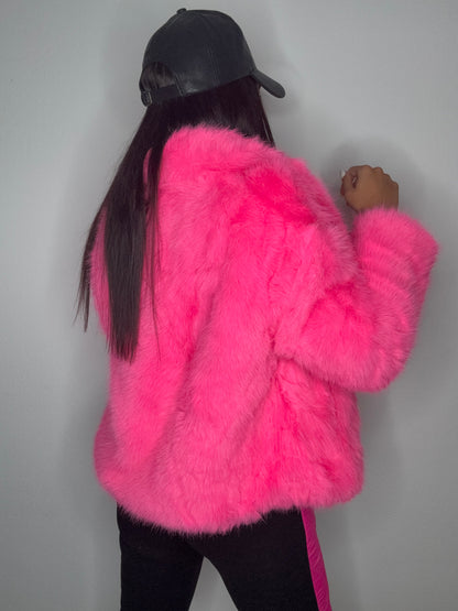 ABRIGO LUXURY NEON PINK