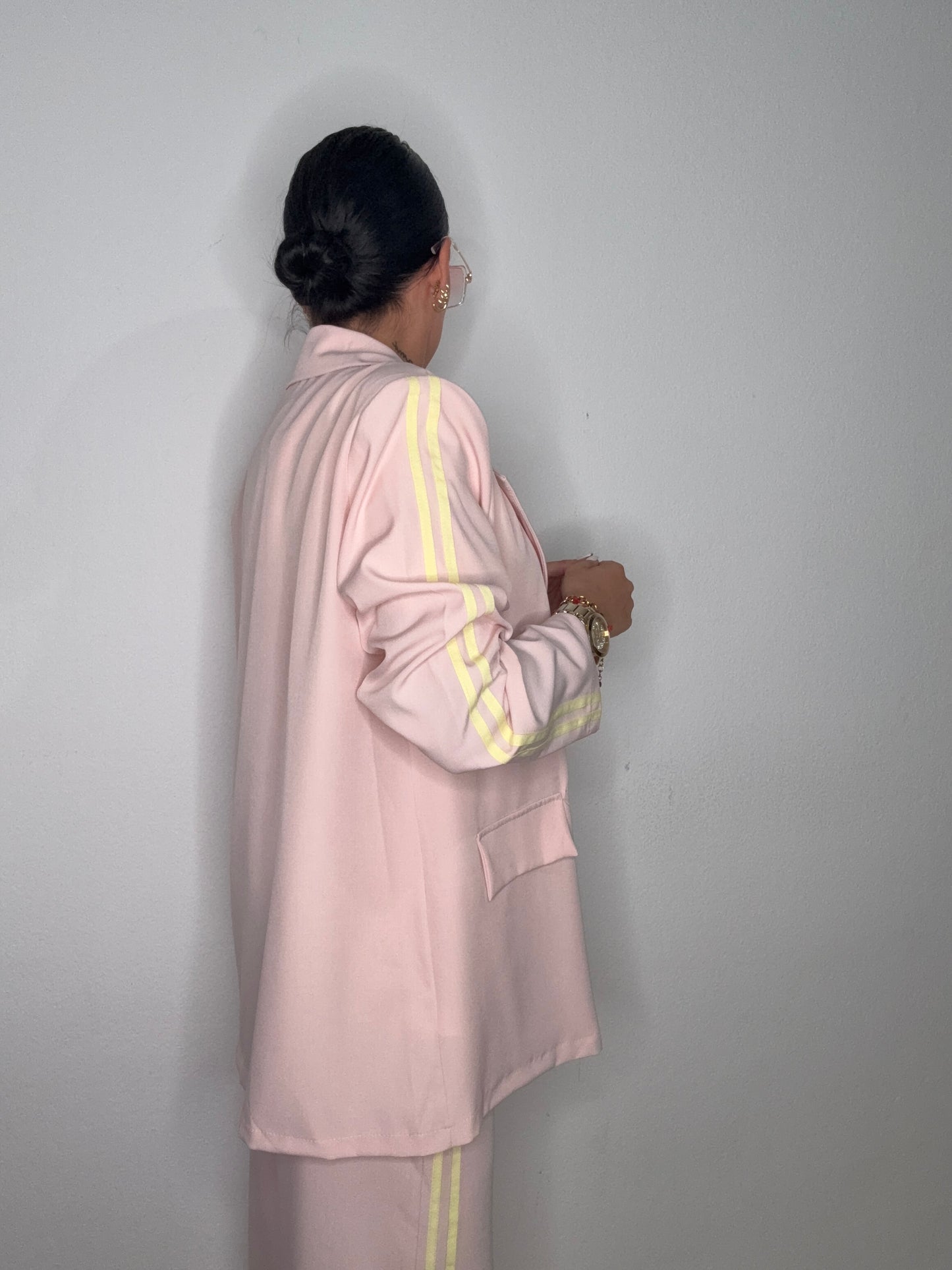 TRAJE OVER DOBLE LÍNEA PINK