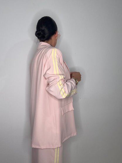 TRAJE OVER DOBLE LÍNEA PINK