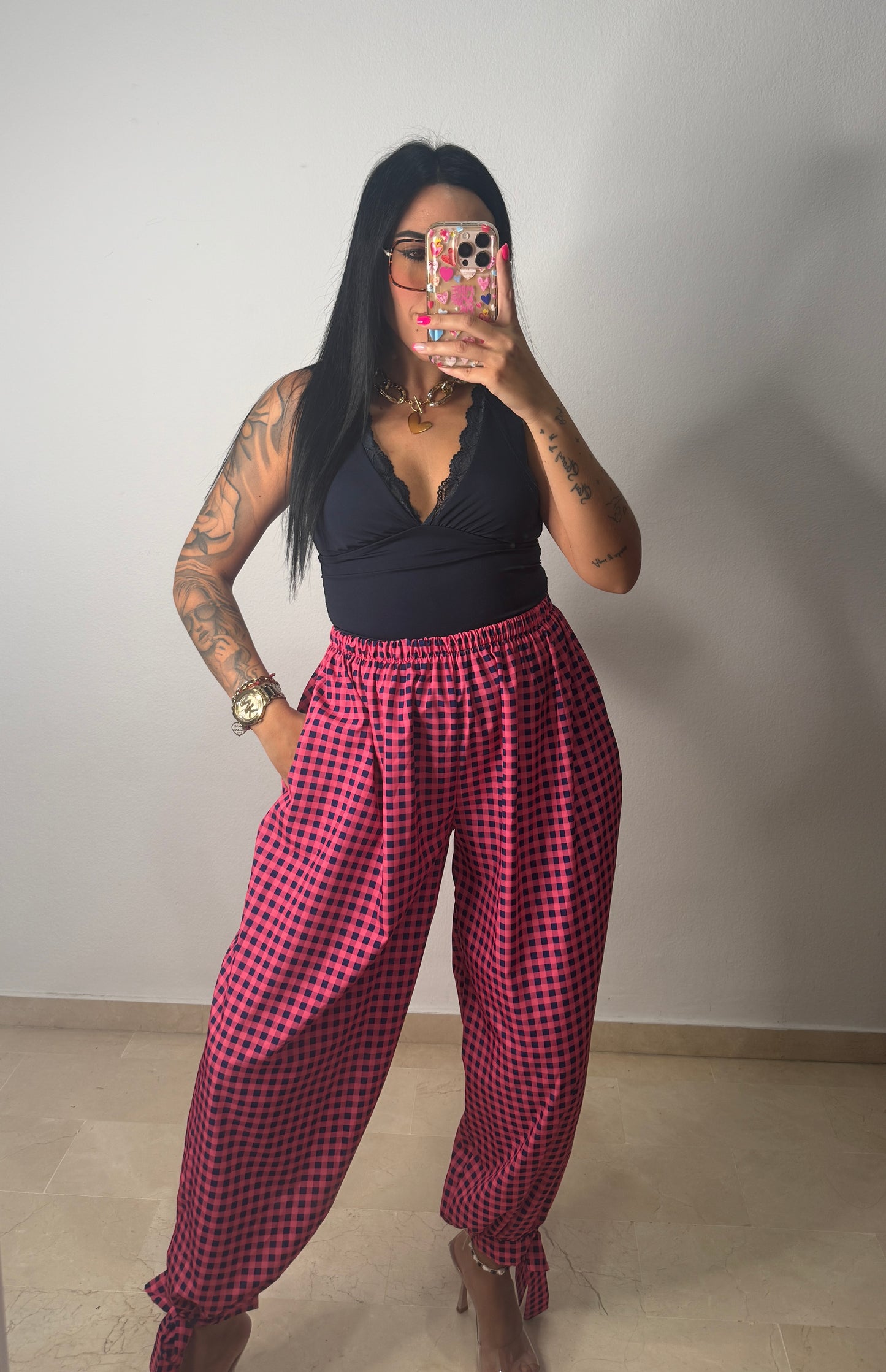 PANTALÓN FLÚOR LAZADA PINK
