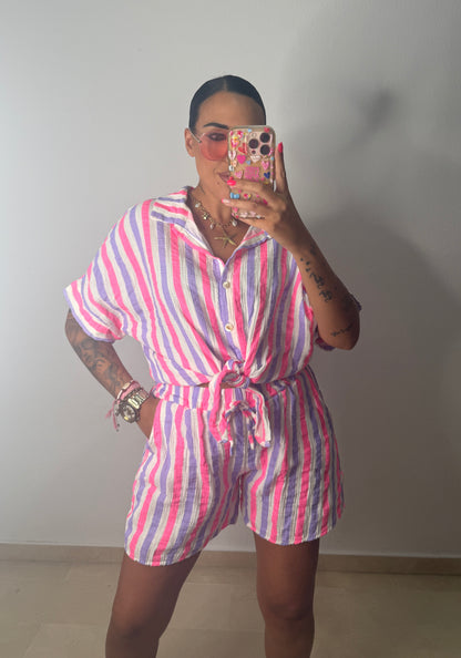 CONJUNTO NEON RAY LILAC