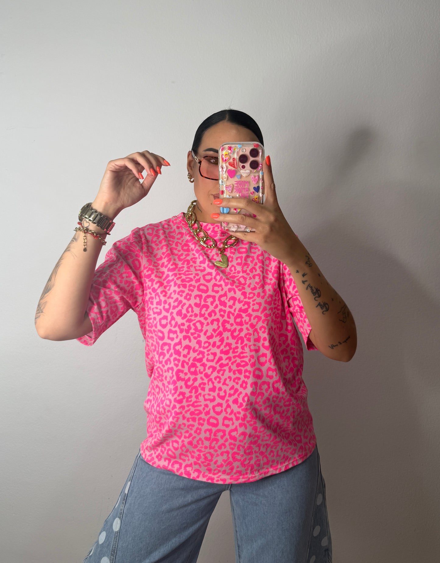 CAMISETA LEO NEON PINK