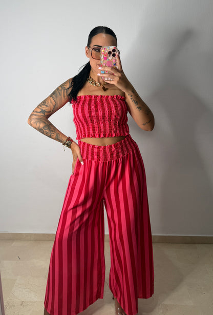 CONJUNTO RAY PALAZZO RED