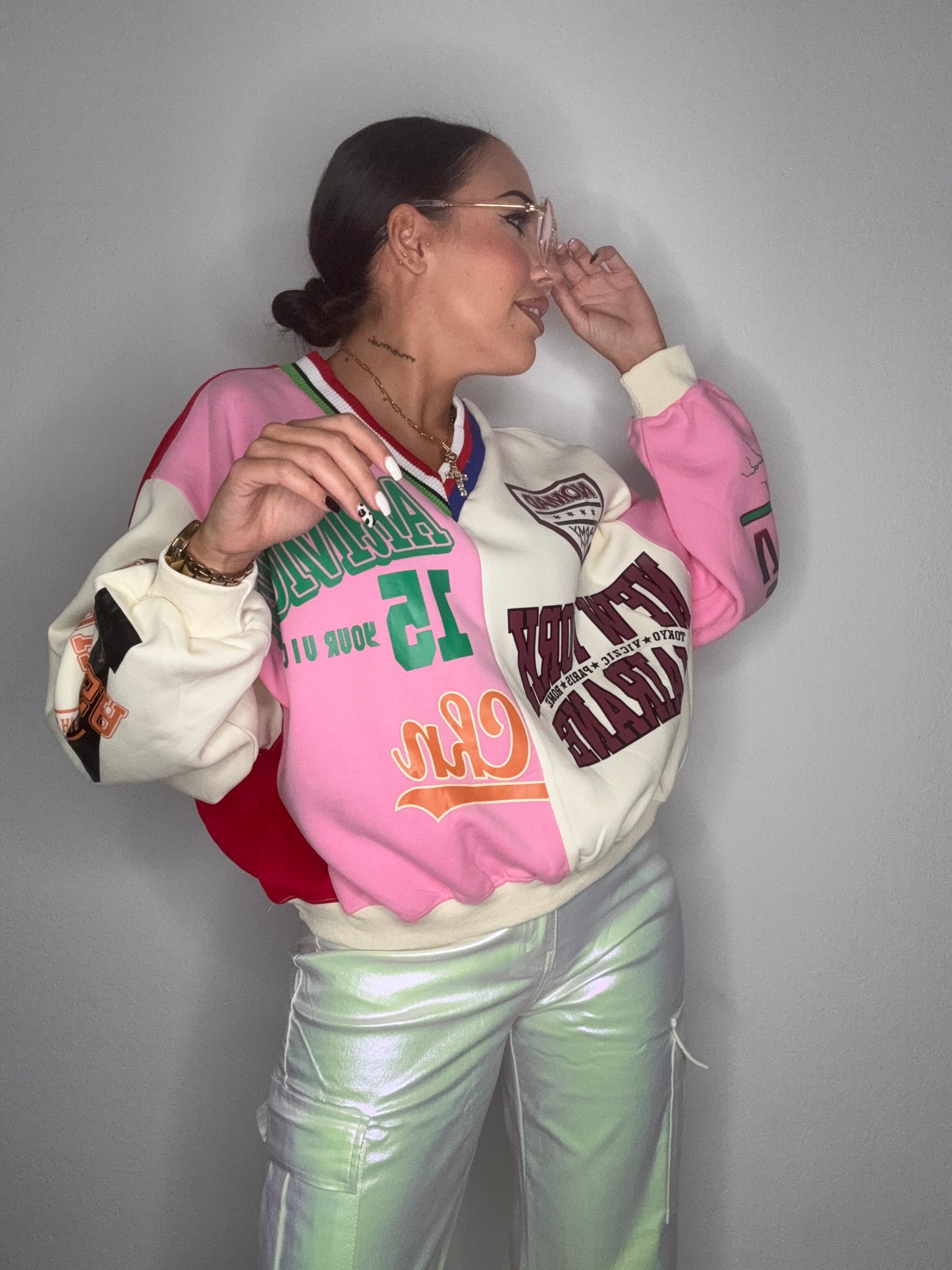 SUDADERA NEWYORK TRICOLOR