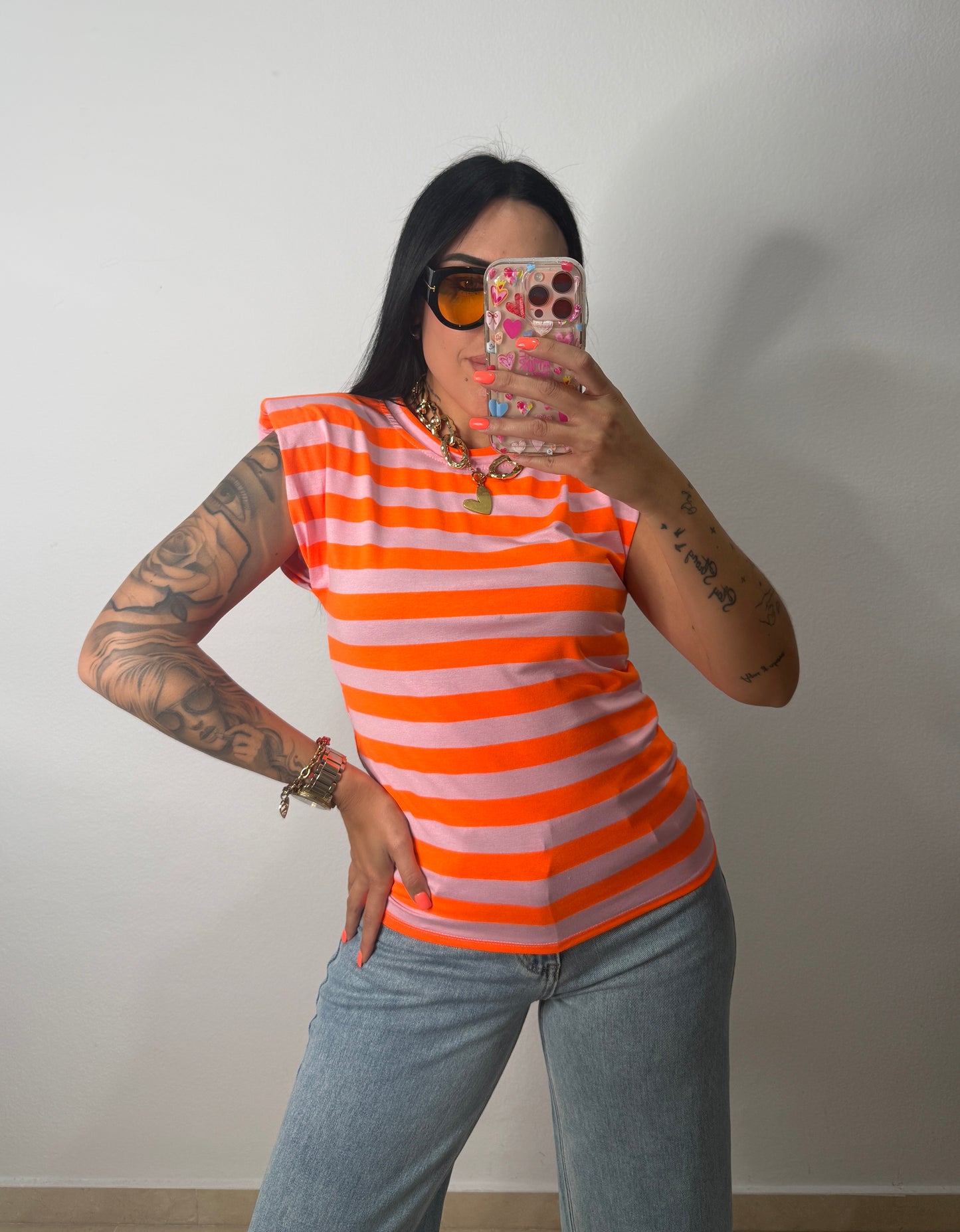 CAMISETA NEON BICOLOR