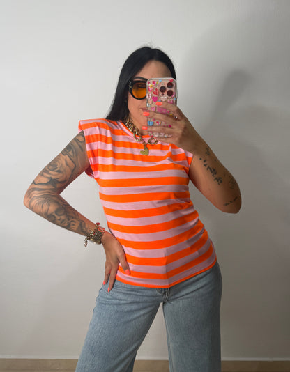 CAMISETA NEON BICOLOR