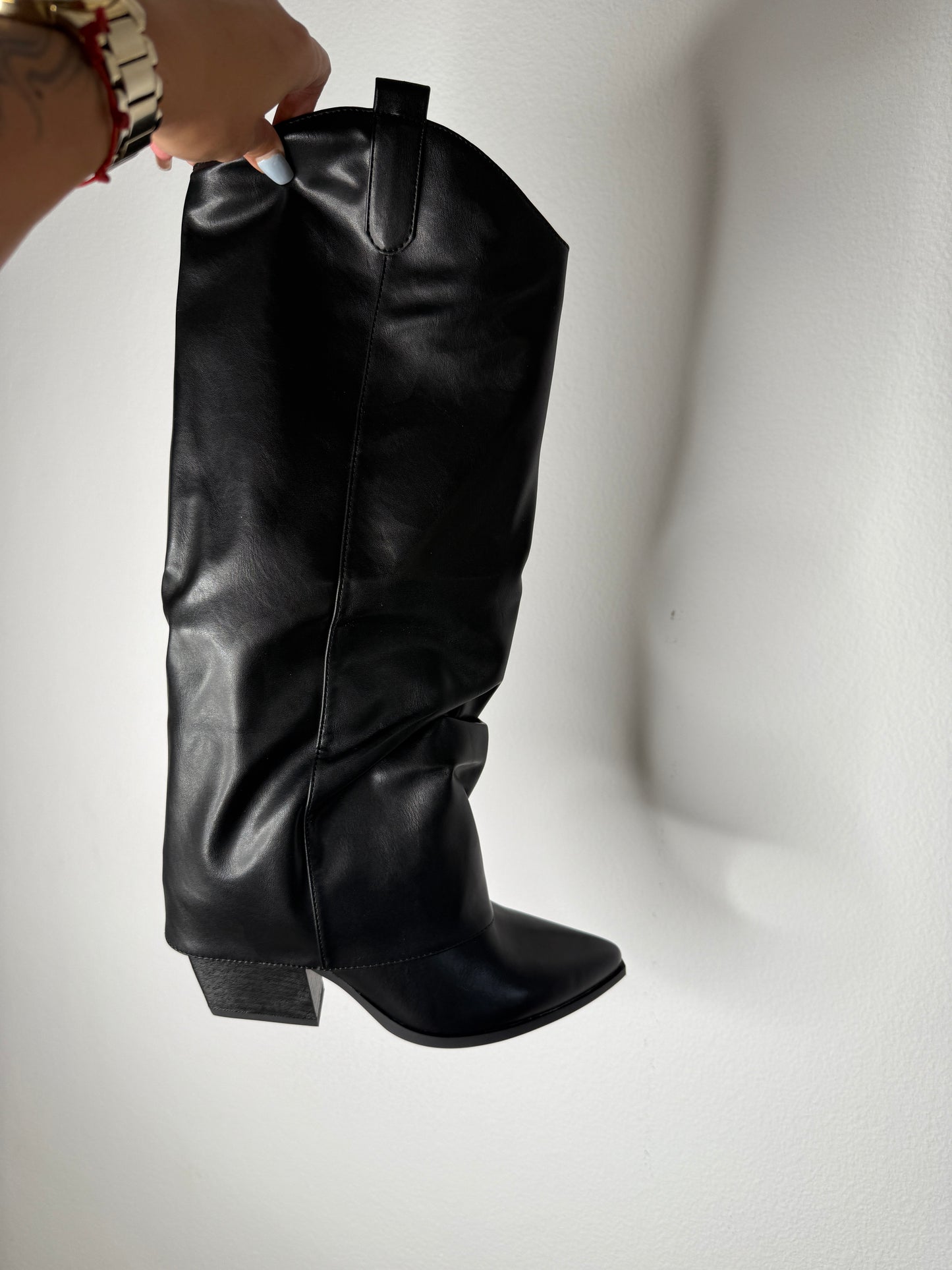BOTA POLAINA POLIPIEL BLACK