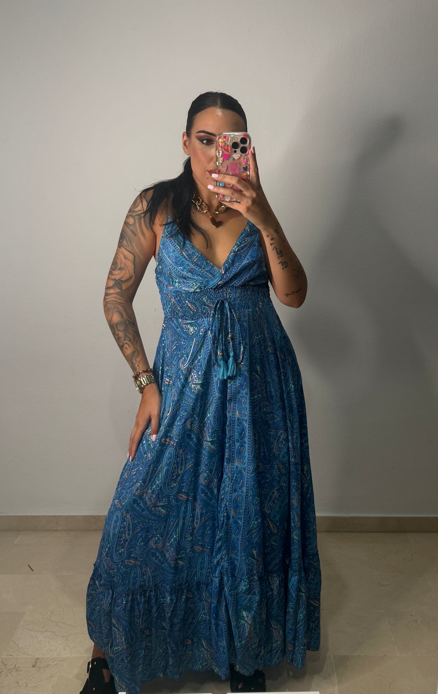 VESTIDO BOHÖ BLUE