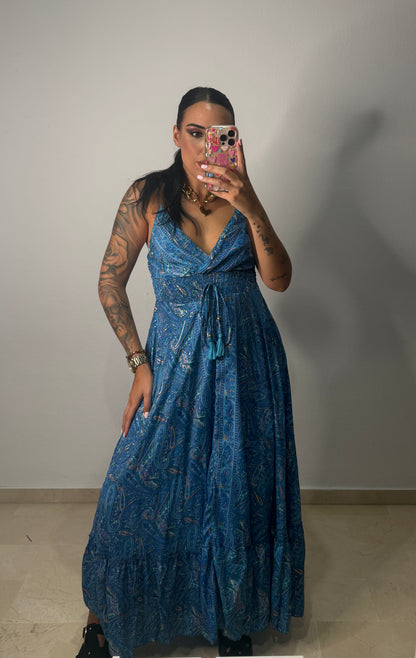 VESTIDO BOHÖ BLUE