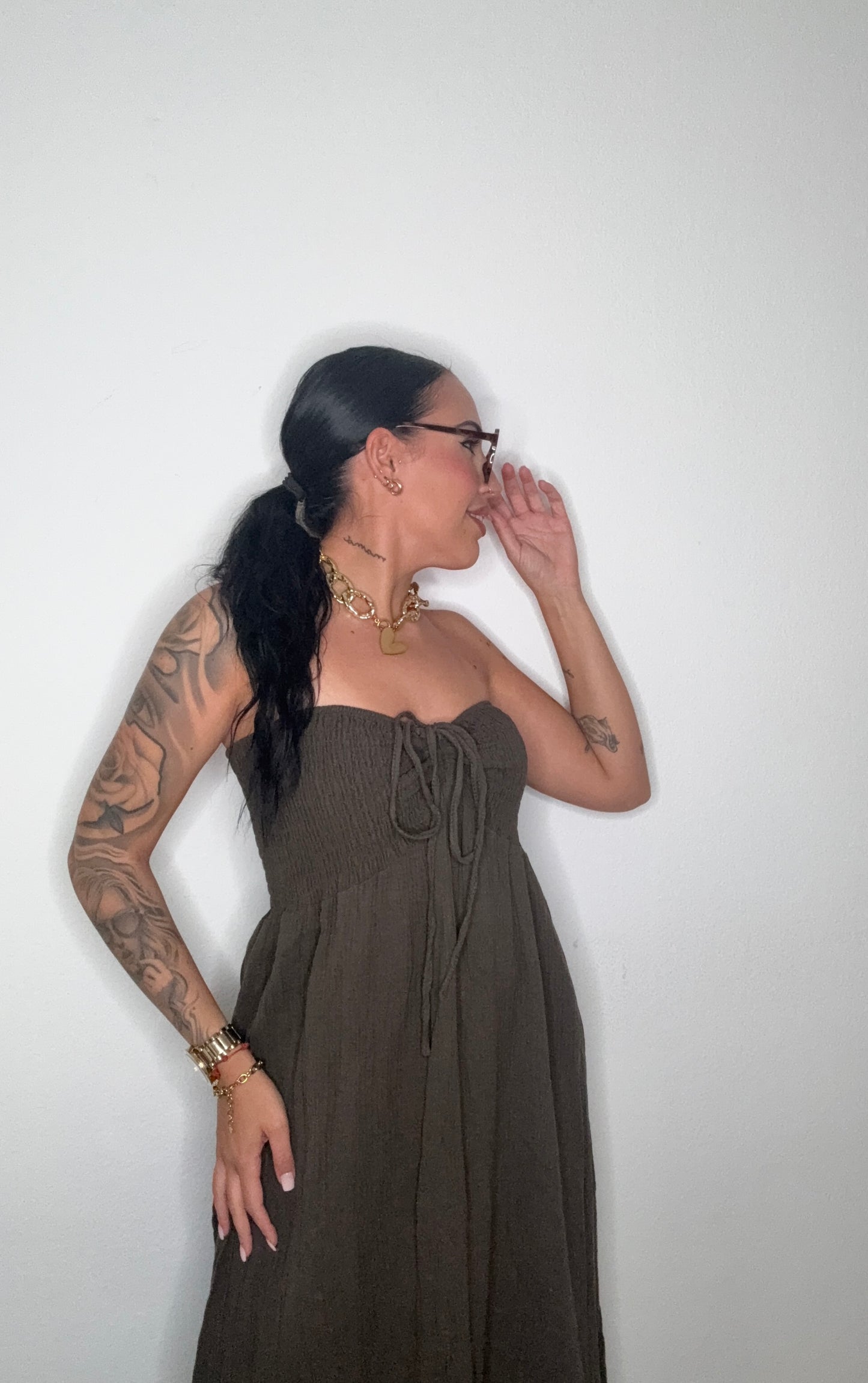 VESTIDO BAMBULA BROWN