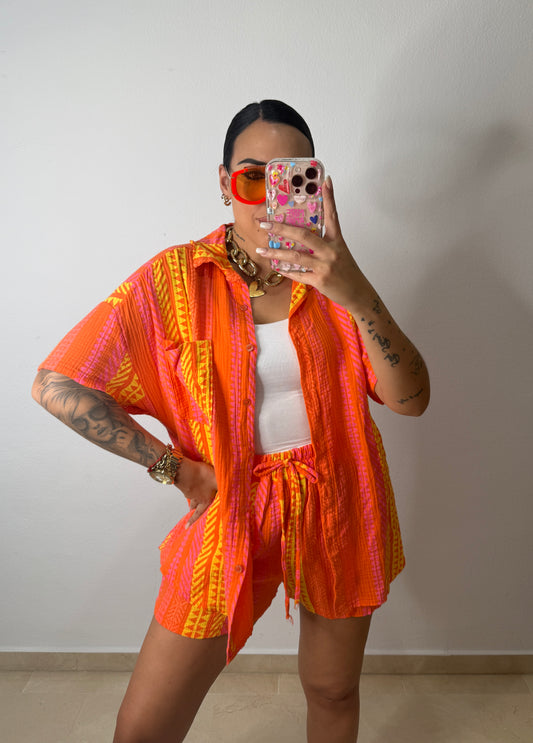 CONJUNTO CANCÚN ORANGE