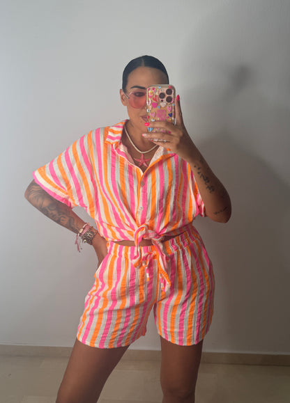 CONJUNTO NEON RAY ORANGE