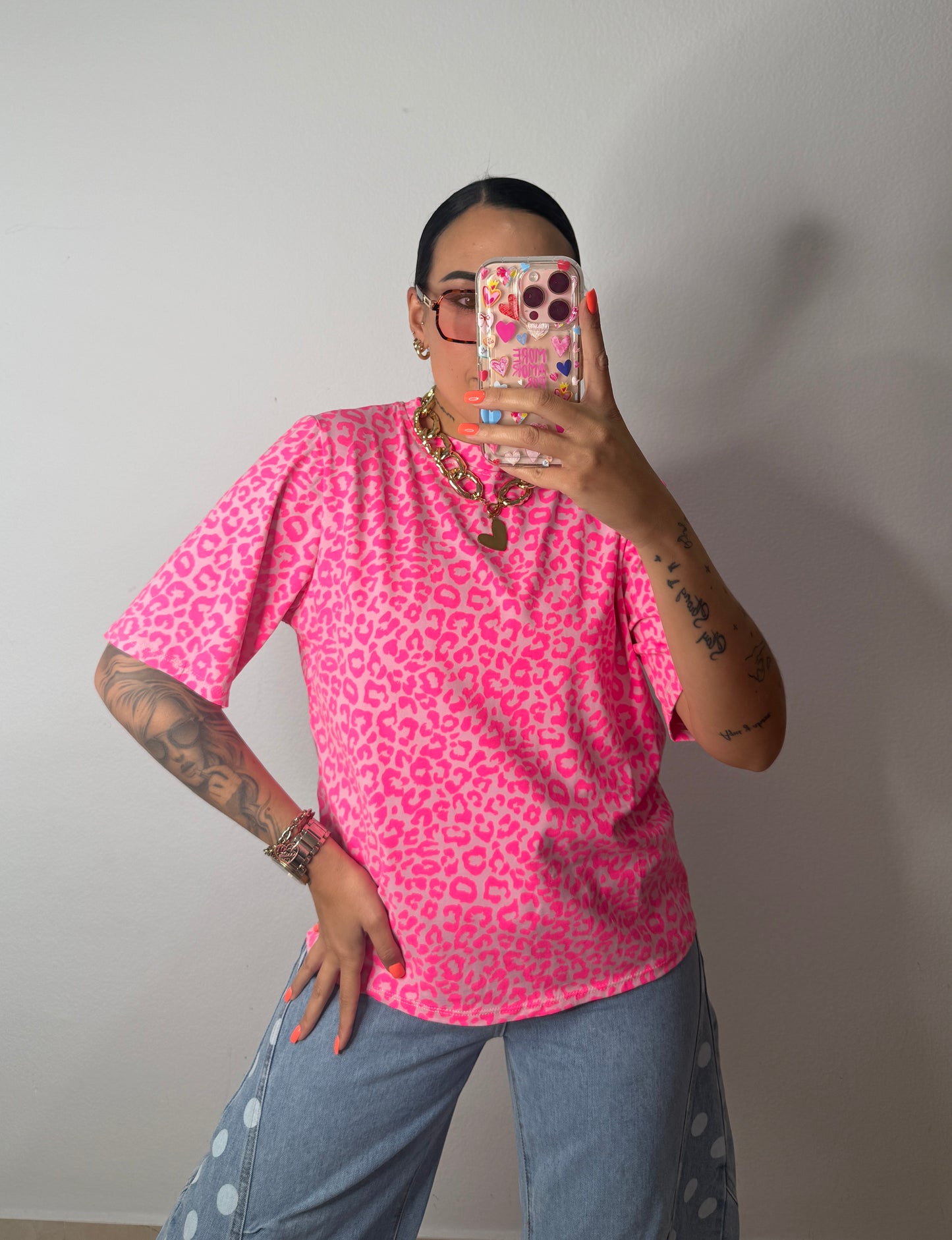 CAMISETA LEO NEON PINK