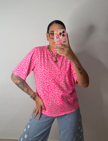 CAMISETA LEO NEON PINK