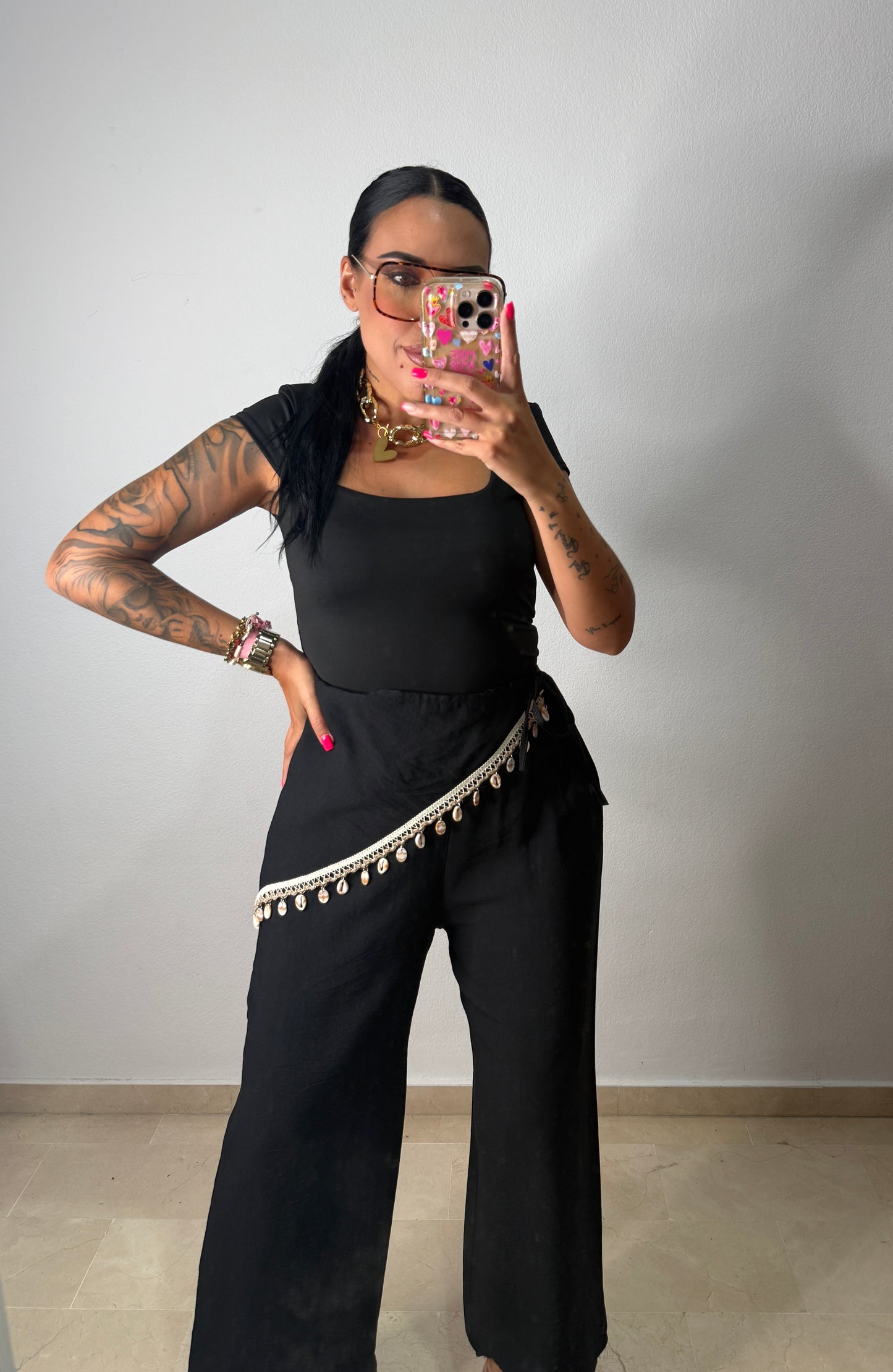 PANTALÓN PAÑUELO CONCHAS