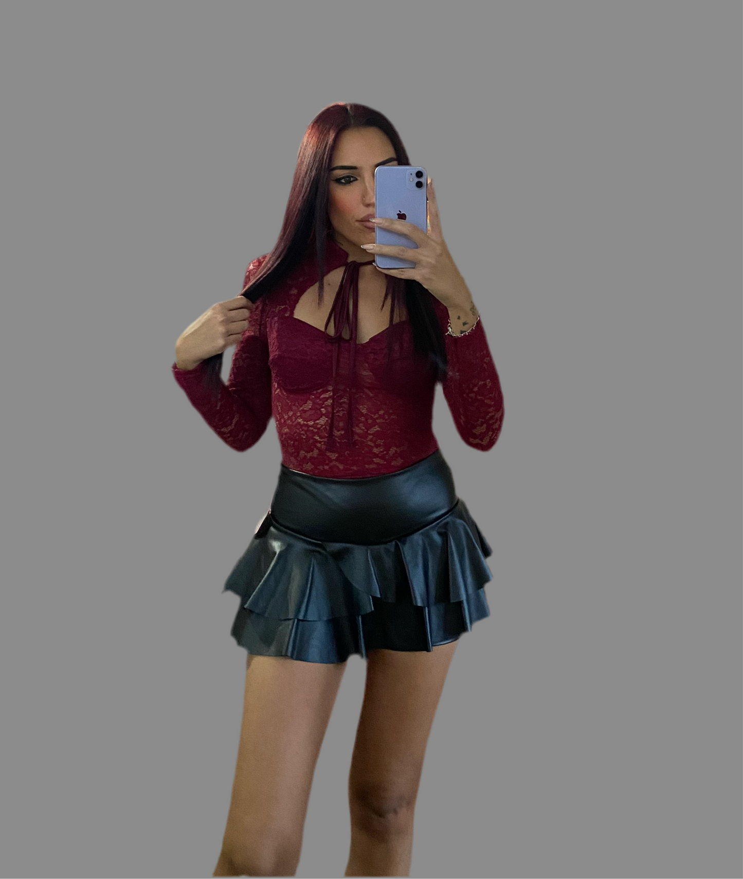 FALDA PANTALON VOLANTE