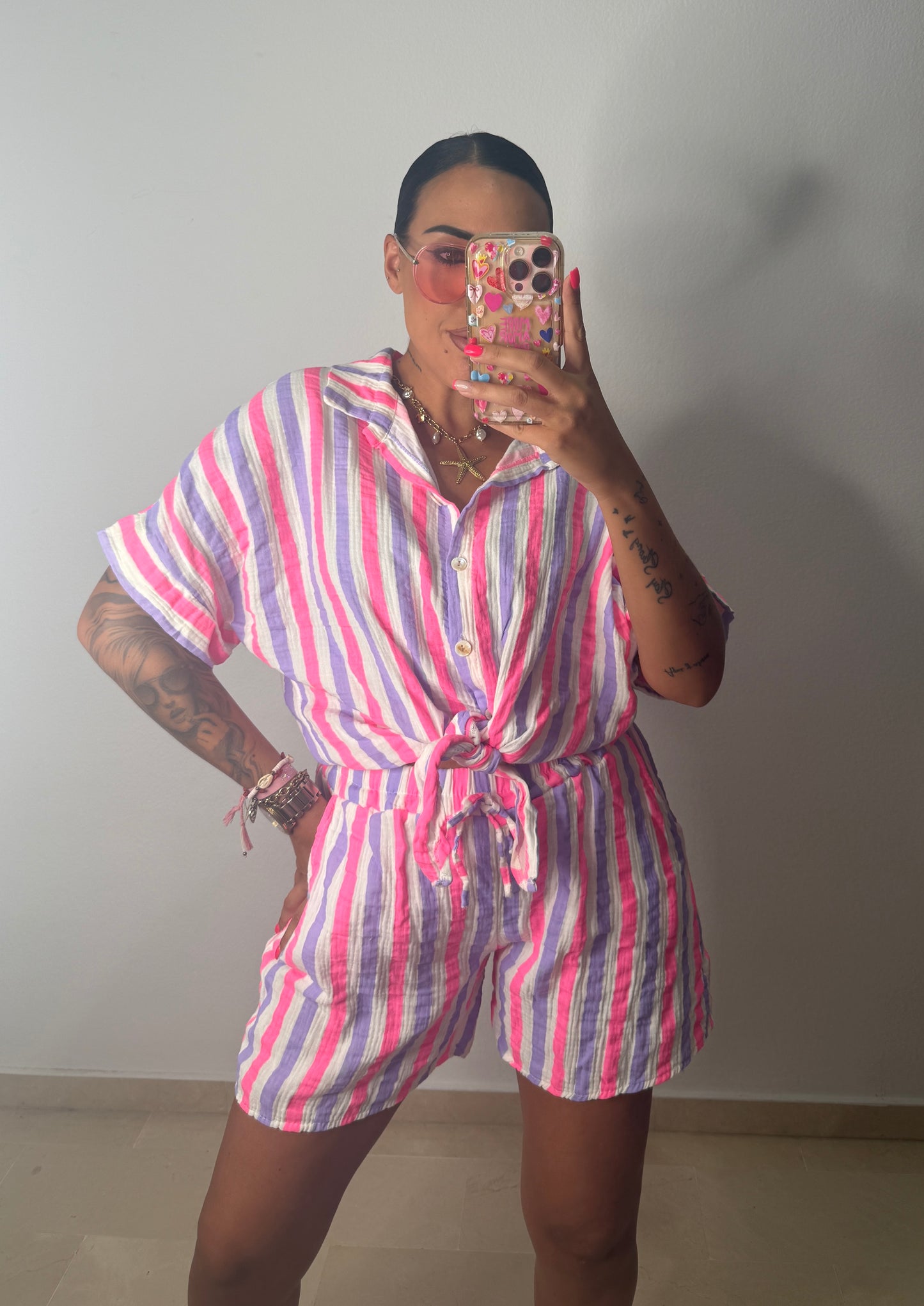CONJUNTO NEON RAY LILAC