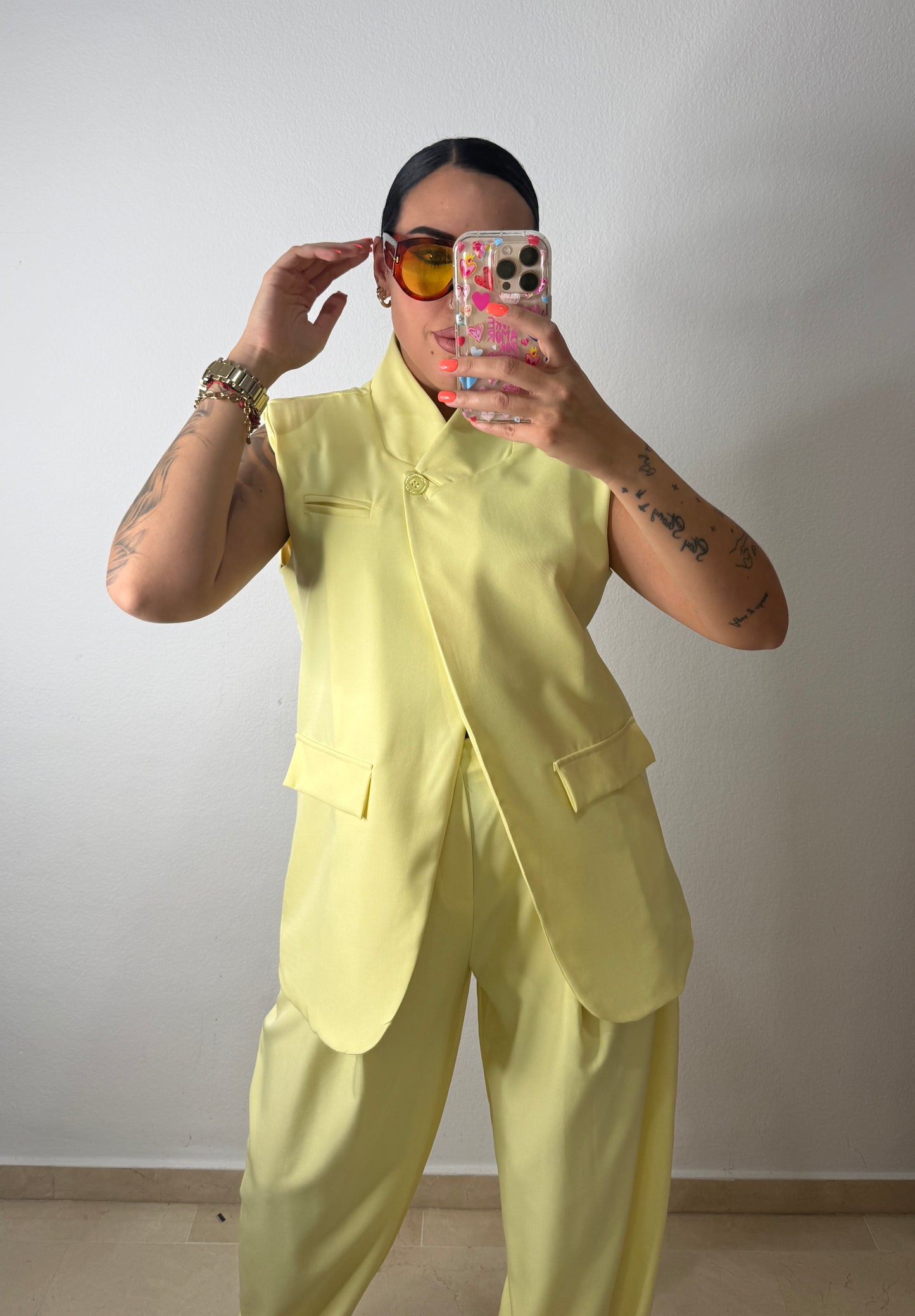 CHALECO ABERTURA YELLOW