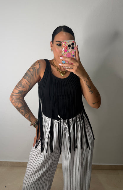 TOP FLECOS BLACK