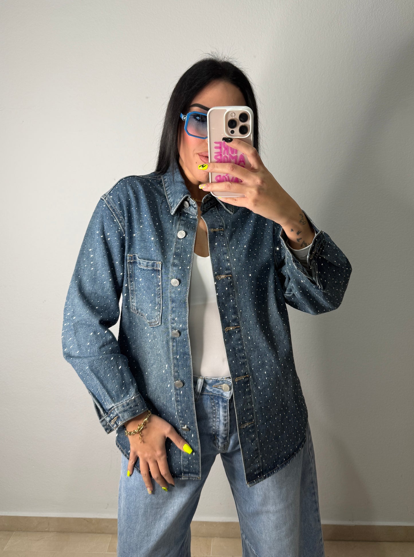 SOBRECAMISA DENIM SWAROVSKY