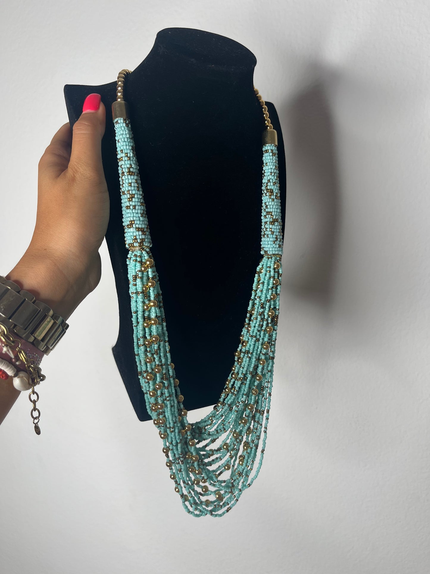 MAXI COLLAR AQUA