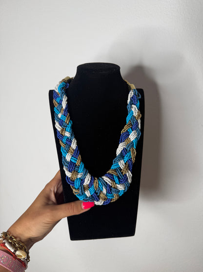 COLLAR TRENZADO BLUES