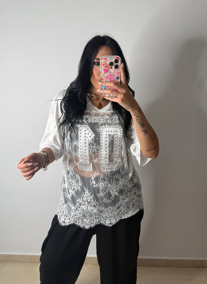 CAMISETA ENCAJE WHITE