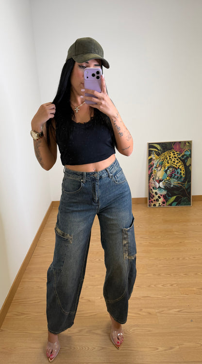 JEANS DENIM COMBI CAMU