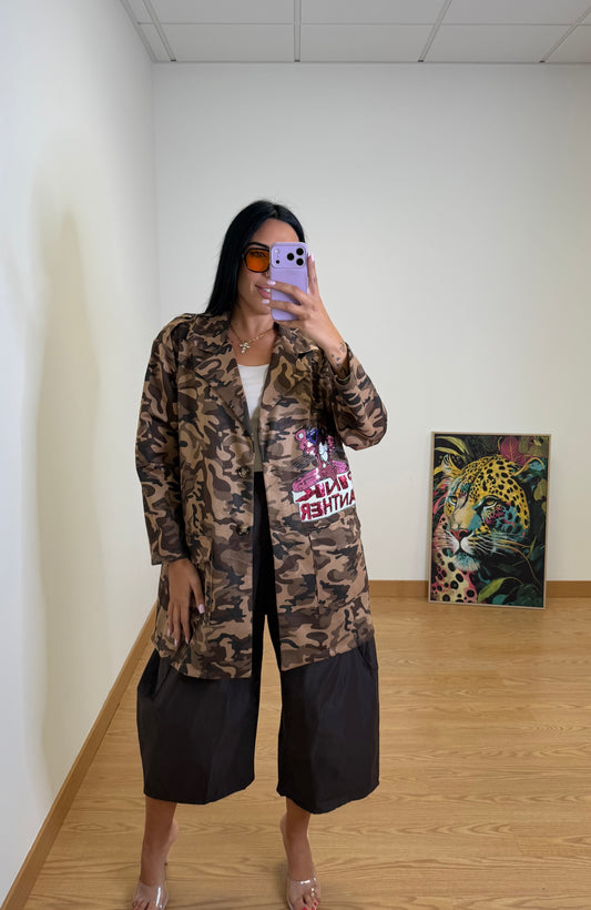 CHAQUETA EXCLUSIVA CAMOUFLAGE PANTHER ANTELINA