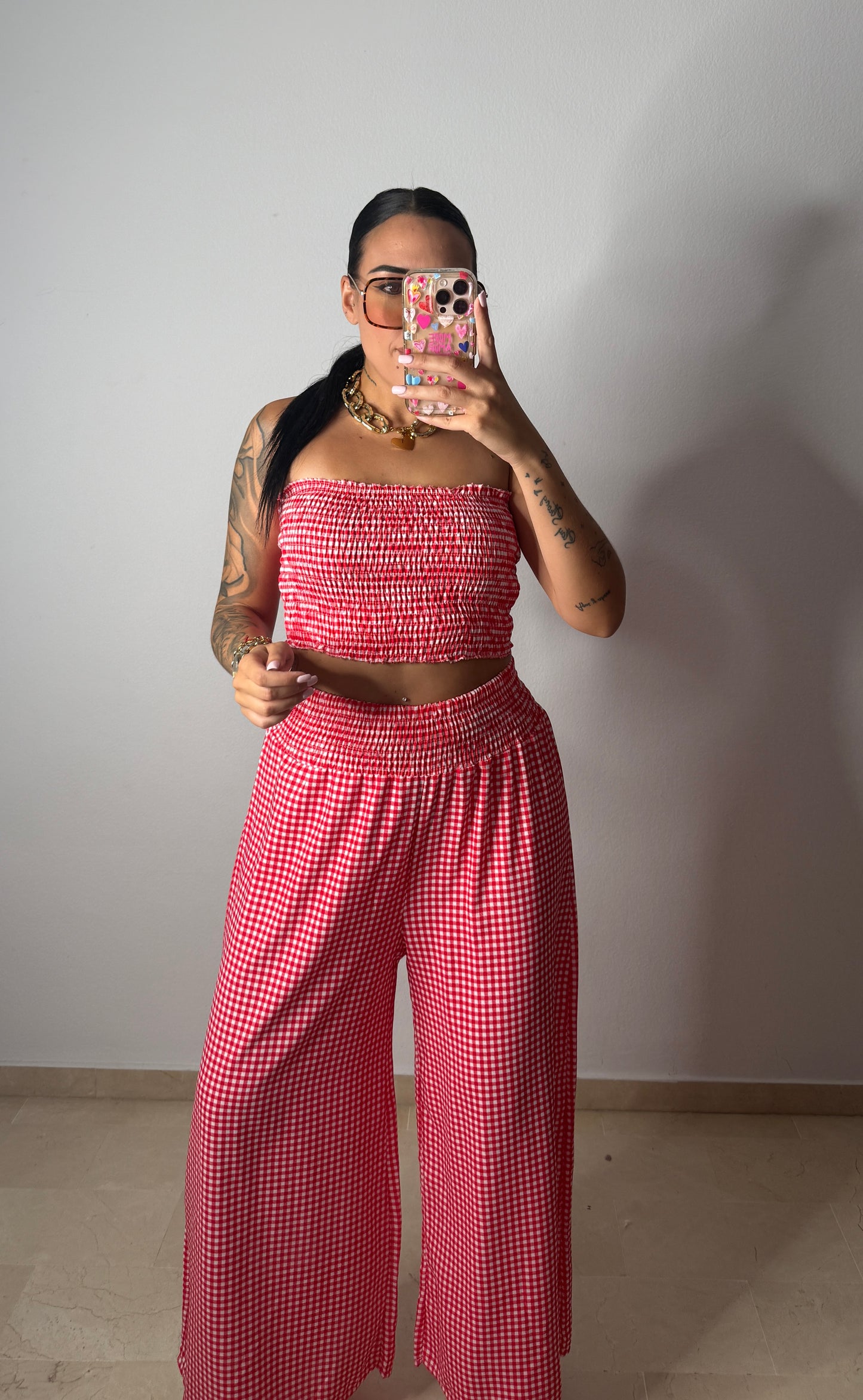 CONJUNTO VICHY RED