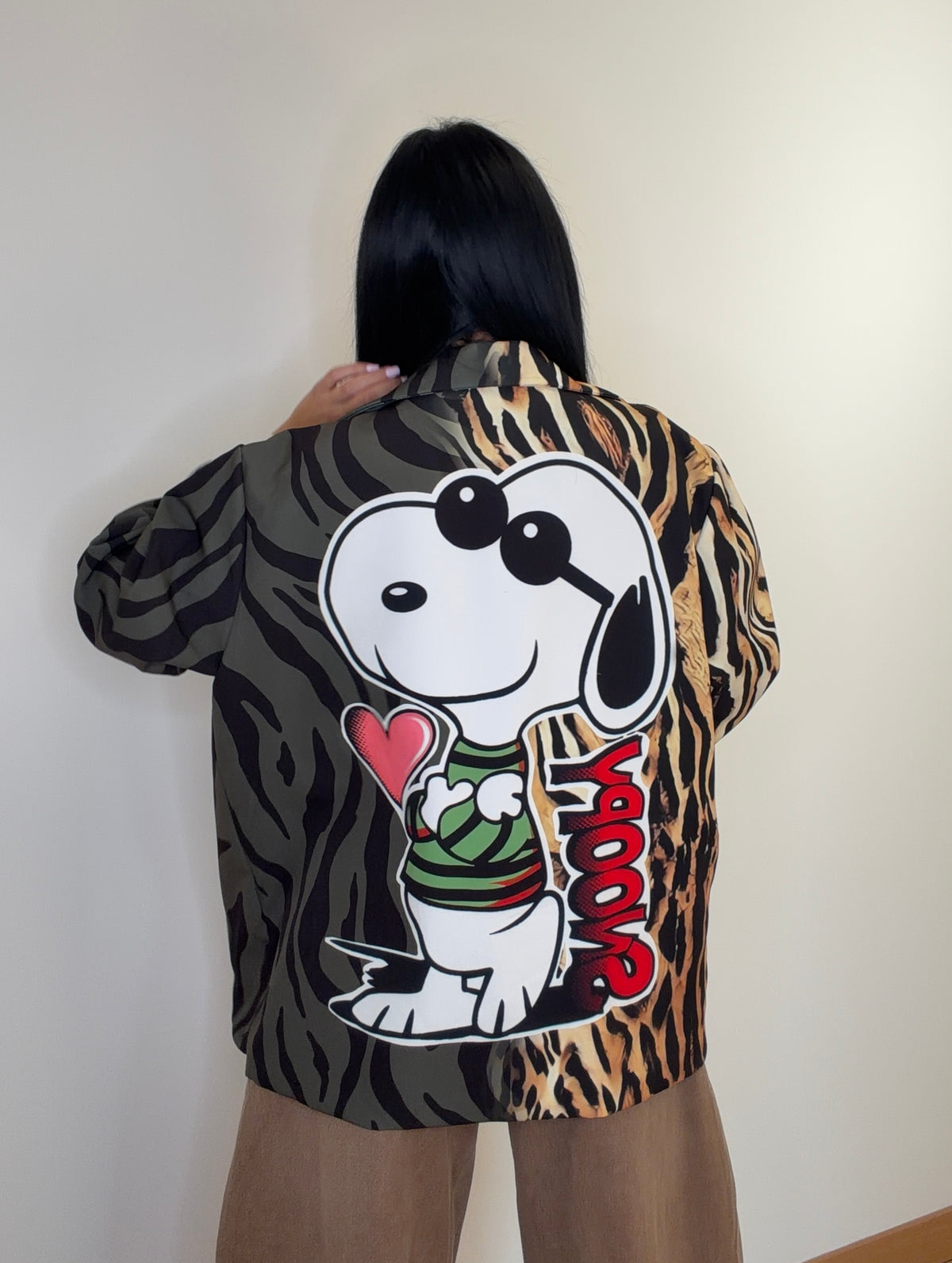 BLAZER OVER PRINT SNOOPY