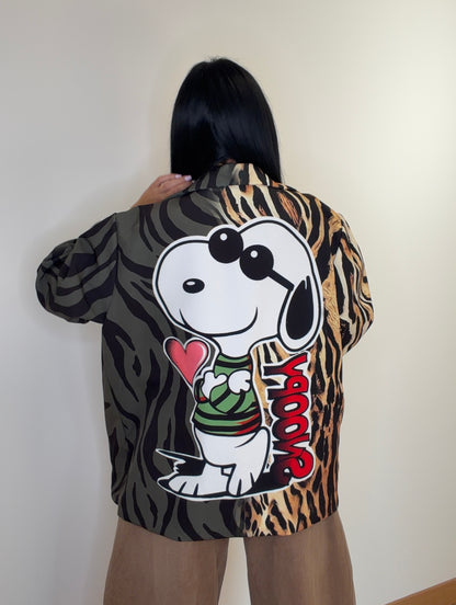 BLAZER OVER PRINT SNOOPY
