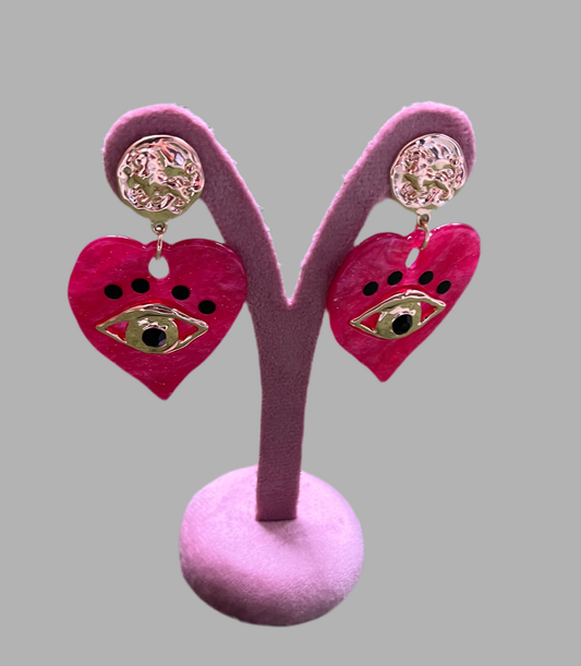 PENDIENTES EYE HEART