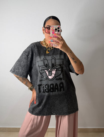 CAMISETA LUXURY LOONEY BLACK