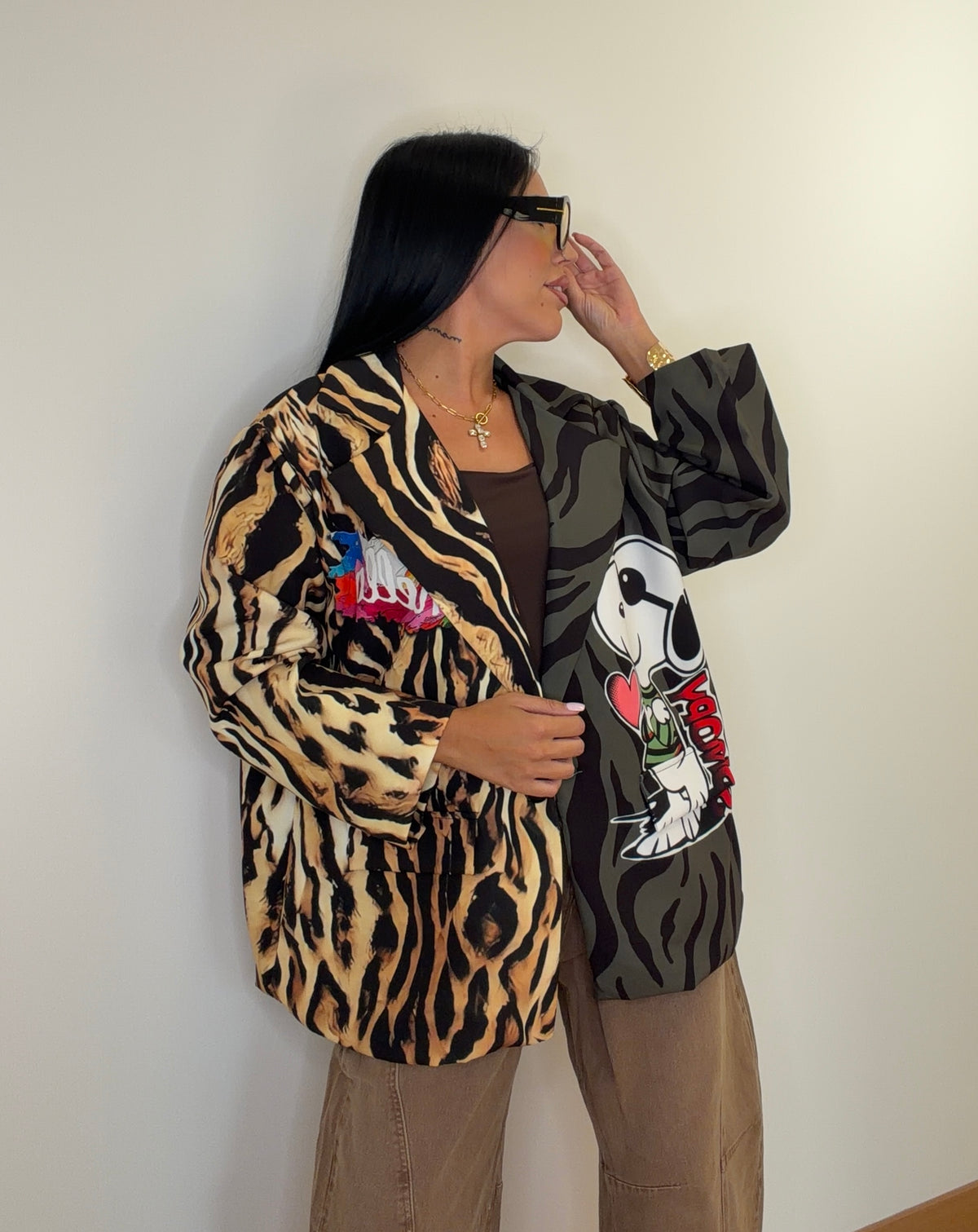 BLAZER OVER PRINT SNOOPY
