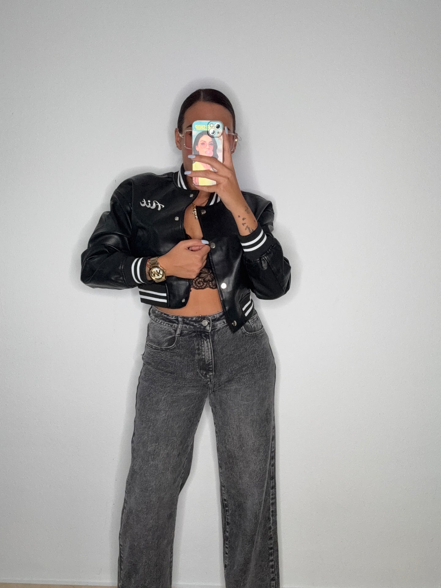 JEANS HIGH WAIST EFECTO LAVADO