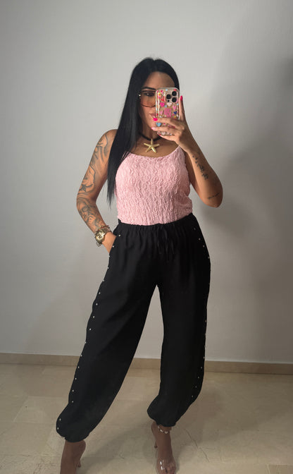 PANTALÓN TACHAS BLACK
