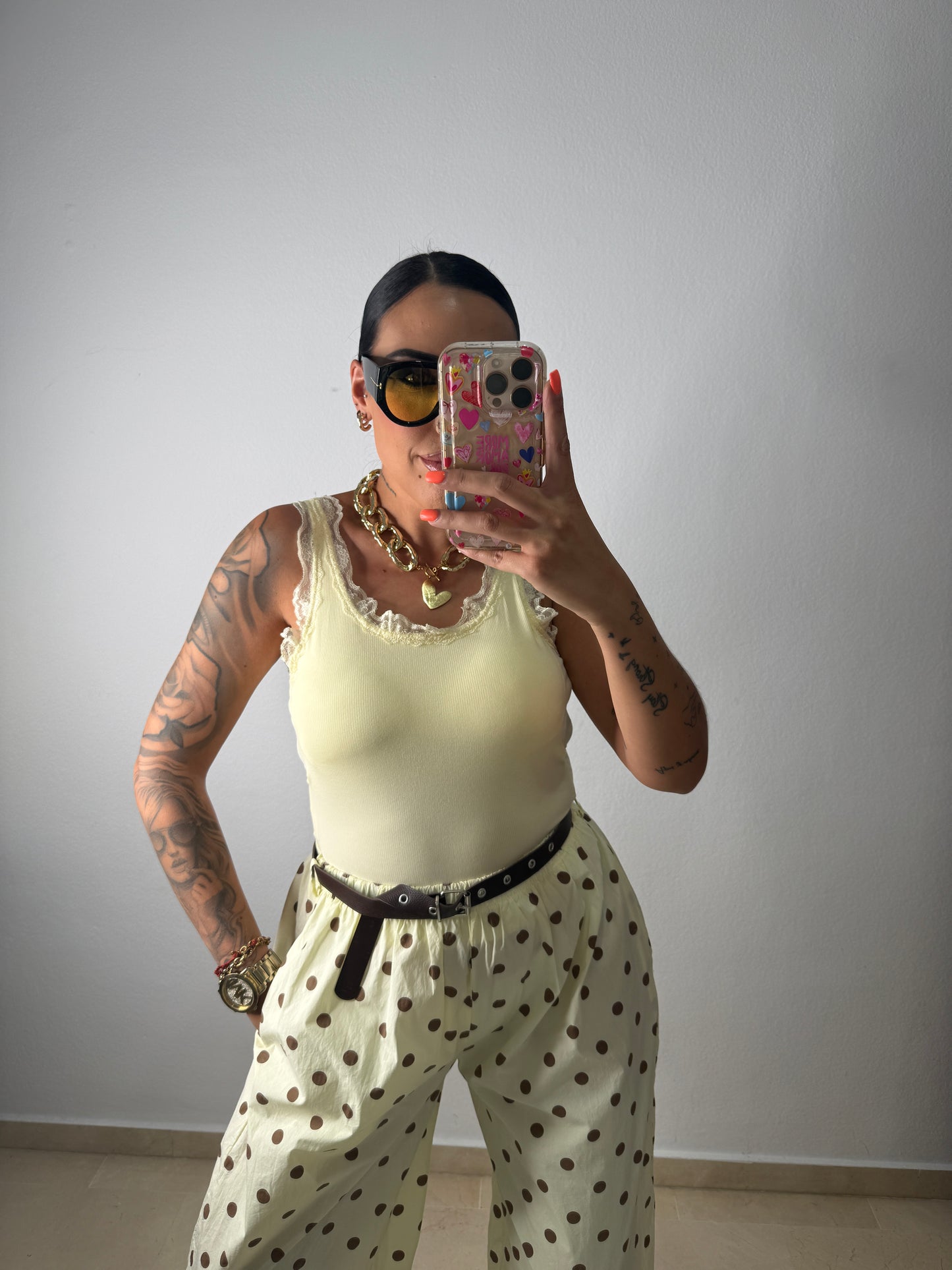 TOP PUSH UP YELLOW